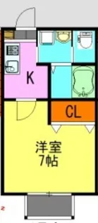 フェリオ葛城【1階】の間取り