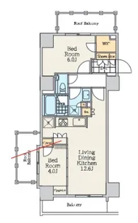 クレストコート中野富士見町【901号室】の間取り