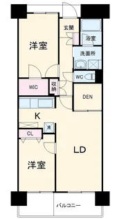 ルクレ川口イースト【0702号室】の間取り