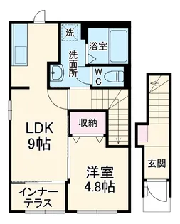 ひまわり【2階】の間取り