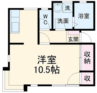 ロイヤルハイツ【1階】の間取り