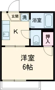 コーポいたがき【1階】の間取り