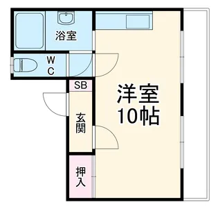 ホワイトクレステ【605号室】の間取り