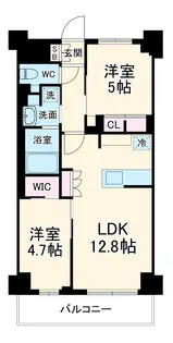 S-RESIDENCE東浦和agua【7階】の間取り
