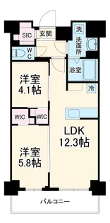 S-RESIDENCE東浦和agua【8階】の間取り