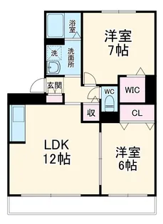 グランドパレス【1階】の間取り
