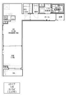 メゾンドビューラシーヌⅢ【3階】の間取り