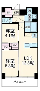 S-RESIDENCE東浦和agua【1階】の間取り