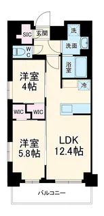 S-RESIDENCE東浦和agua【2階】の間取り