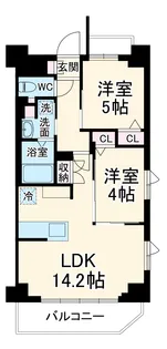 S-RESIDENCE東浦和agua【2階】の間取り