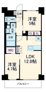 S-RESIDENCE東浦和agua【4階】の間取り