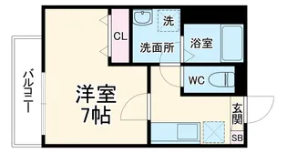 ジーメゾン大宮七里ウエスト【3階】の間取り
