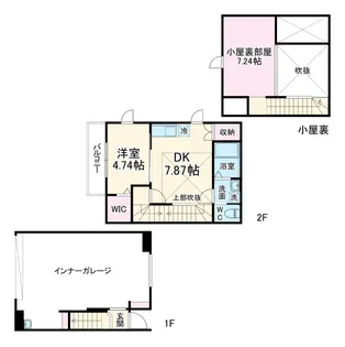 グランデュールD【1階】の間取り