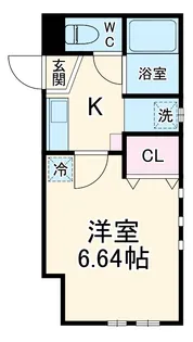 フジメゾンセントレノ【1階】の間取り
