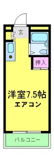 ル・シオン【606号室】の間取り