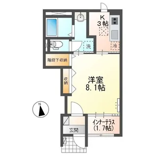 マージュ(marge)【1階】の間取り
