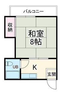 田嶋ビル【402号室】の間取り