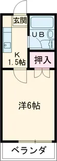 メゾン愛【1101号室】の間取り
