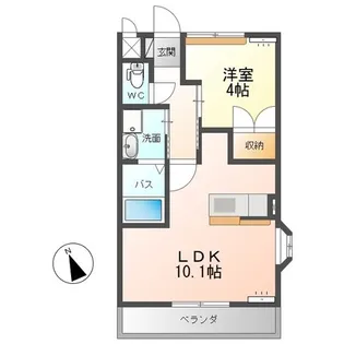 Raffine(ラフィネ)【1階】の間取り