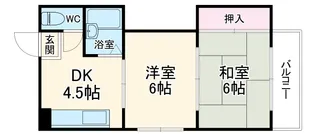 新朝日【2階】の間取り
