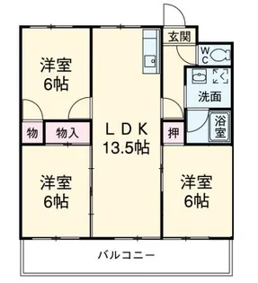 メゾン・エスペランス【106号室】の間取り