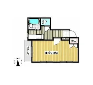 コーポ椿森【3階】の間取り