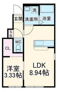 RAMBLE A棟【1階】の間取り