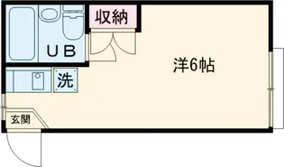 ハイツエレナール【1階】の間取り