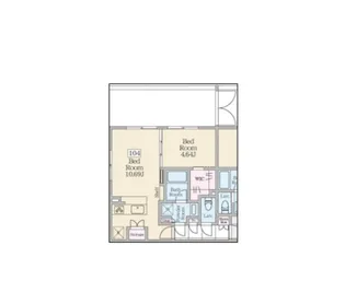 ReveResidence三軒茶屋【1階】の間取り