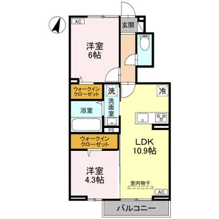 ソレイユ【1階】の間取り