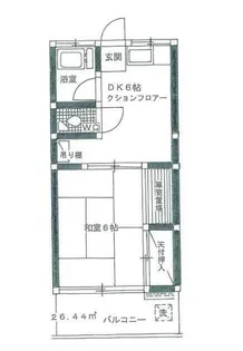コーポ保谷【2階】の間取り