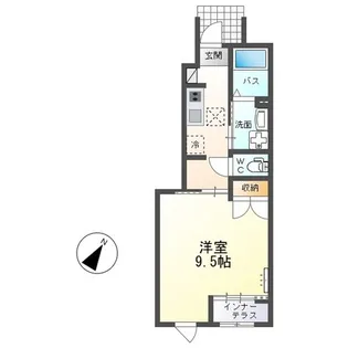 MKB−Ⅱ(エムケービー ツー)【1階】の間取り