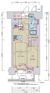 プレサンス丸の内サージュ【15階】の間取り