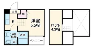 City CUBE【2階】の間取り