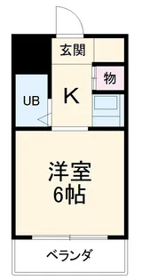 ラトゥール豊【605号室】の間取り