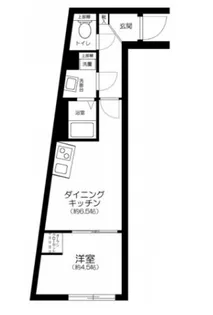 RESIDENCE 南千住【3階】の間取り