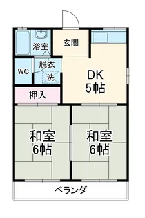 清風荘【1階】の間取り
