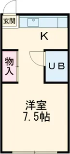 ハイツノン【201号室】の間取り