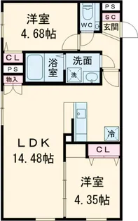 SOLASIA residence世田谷代田【3階】の間取り