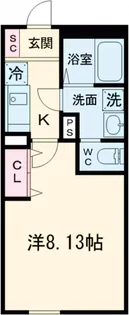 SOLASIA residence世田谷代田【2階】の間取り