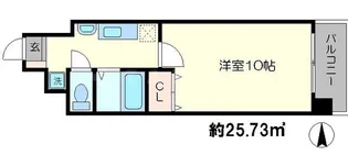 ハウスセゾン両替町【2階】の間取り