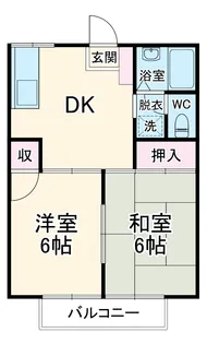 メゾンラフィーヌ【2階】の間取り