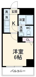 ルミエル本八幡【3階】の間取り