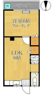 コーポラス二光【304号室】の間取り