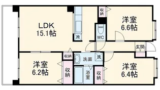 アソシエーション【9階】の間取り