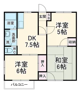 APA KIT A棟【2階】の間取り