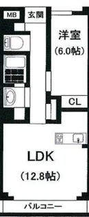 メゾンドール【4階】の間取り