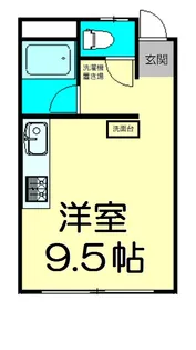 コーポ安室【3階】の間取り