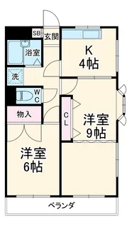 星野コーポ【105号室】の間取り