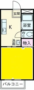 エクボ荘【202号室】の間取り